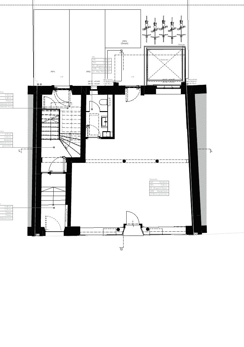 Grundriss Gewerbefläche · Erdgeschoss