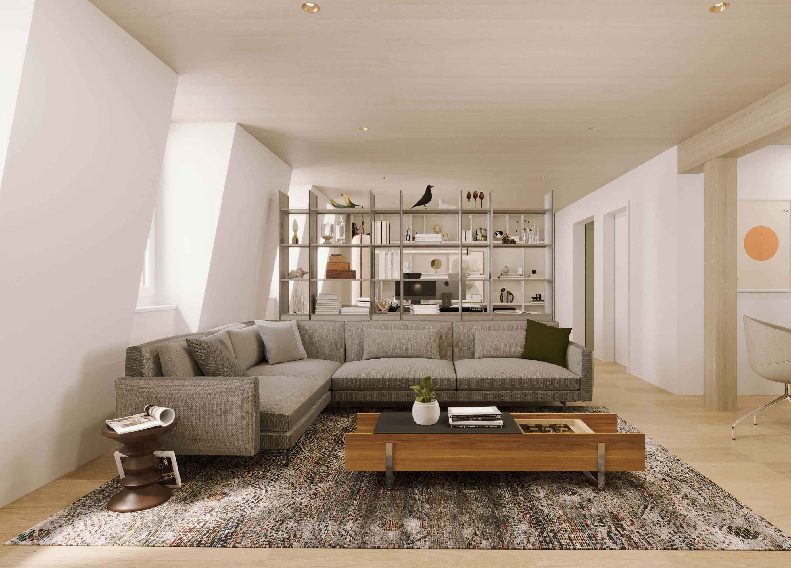 Attika Loft · Dachgeschoss 1+2 · Ansicht 1