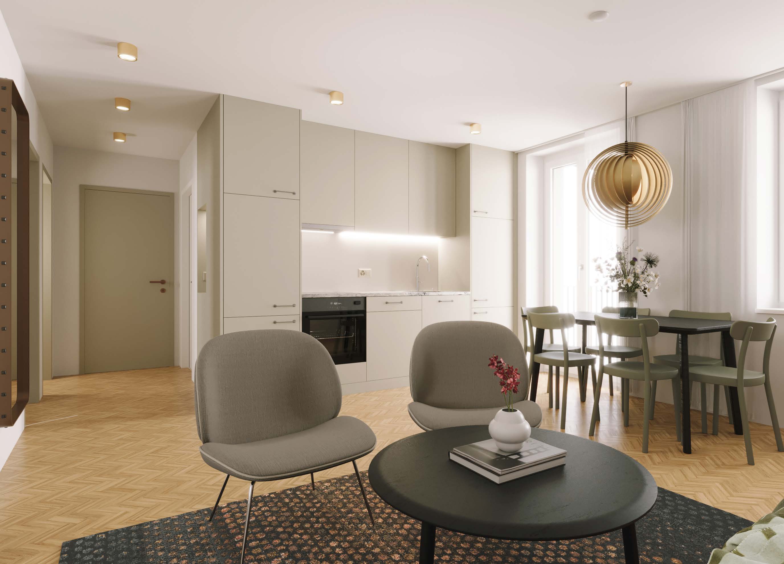 4‑Zimmer Wohnung · 1. Obergeschoss · Ansicht 1