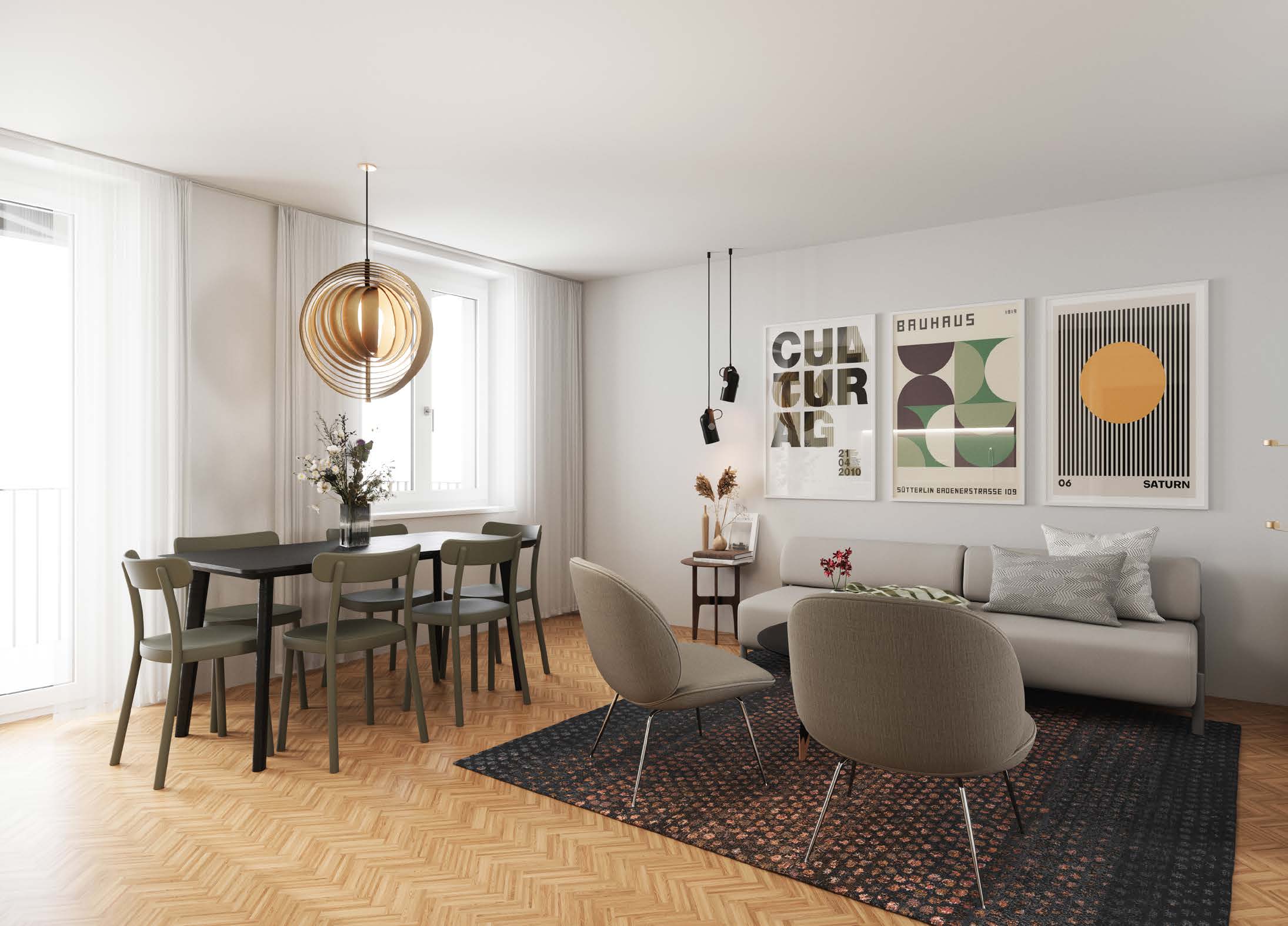 4‑Zimmer Wohnung · 1. Obergeschoss · Ansicht 2