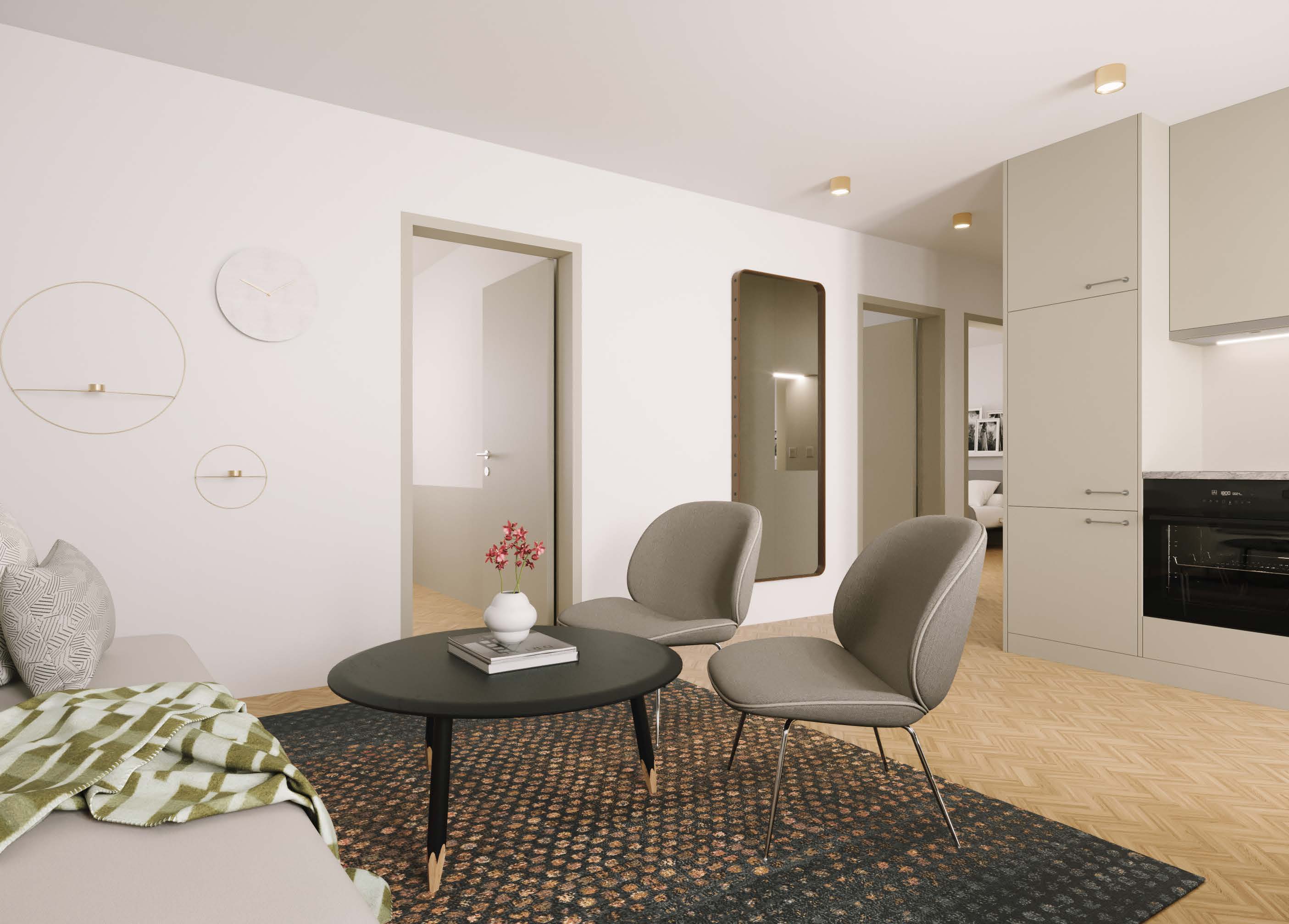 4‑Zimmer Wohnung · 2. Obergeschoss · Ansicht 3