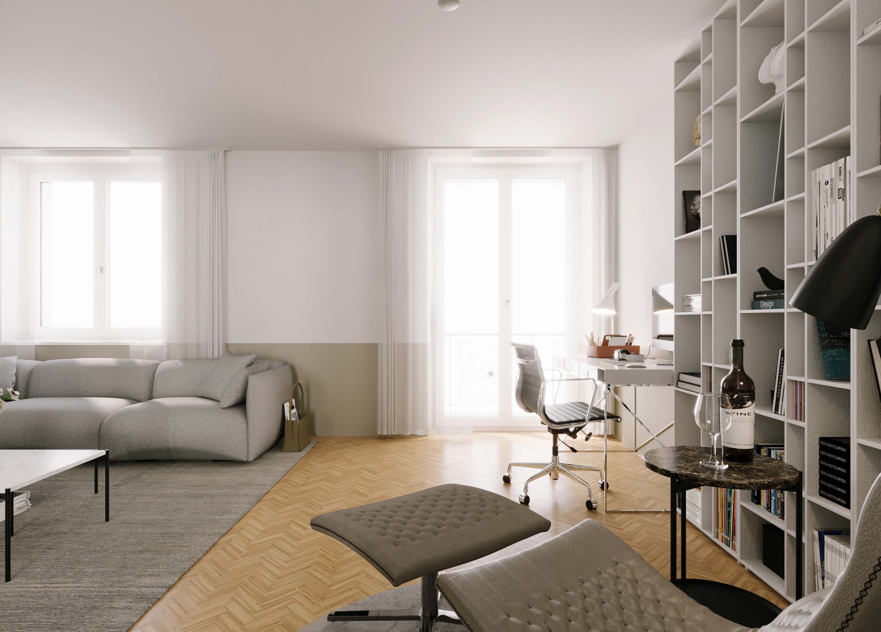 4‑Zimmer Wohnung · 4. Obergeschoss · Ansicht 7