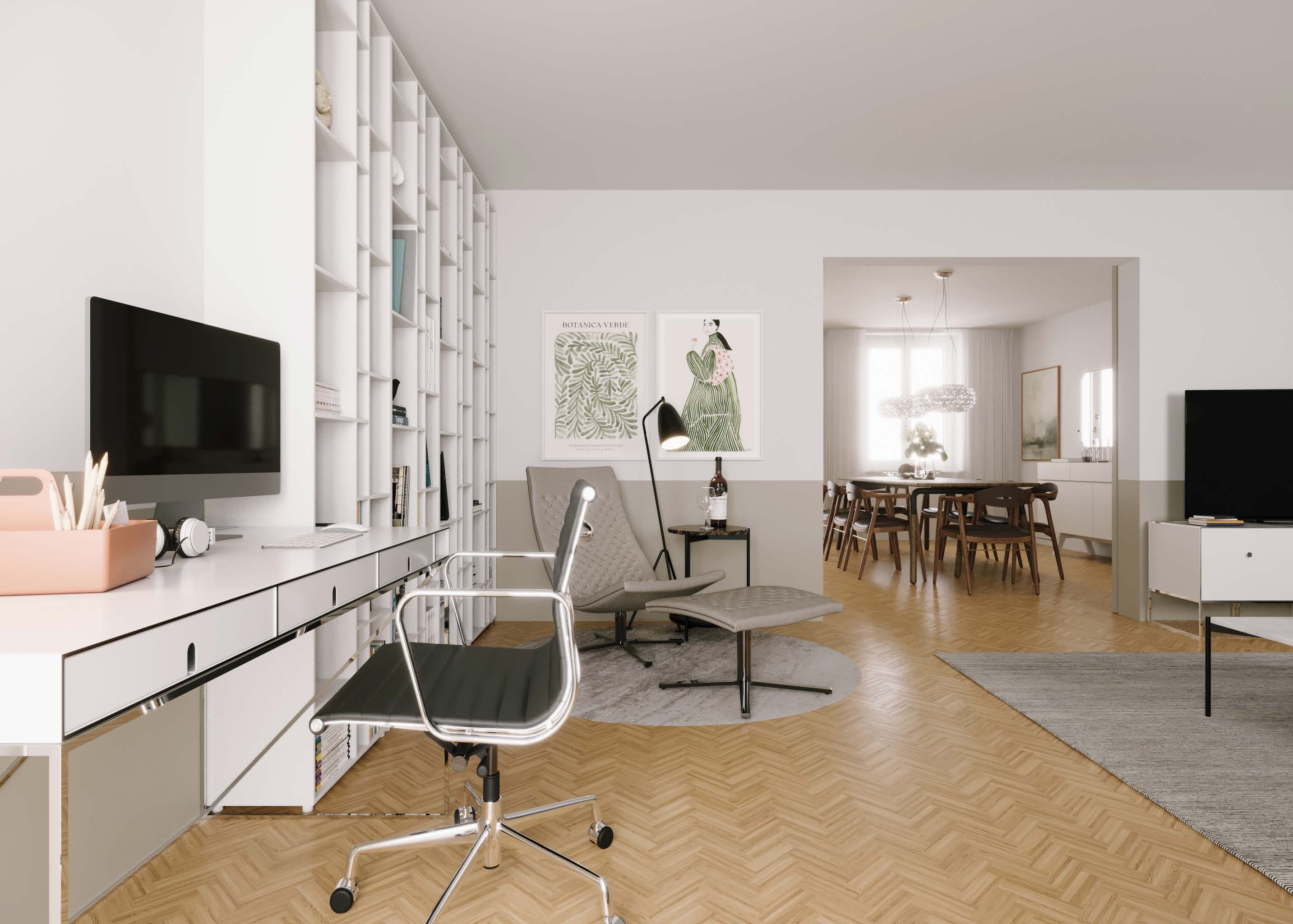4‑Zimmer Wohnung · 4. Obergeschoss · Ansicht 8